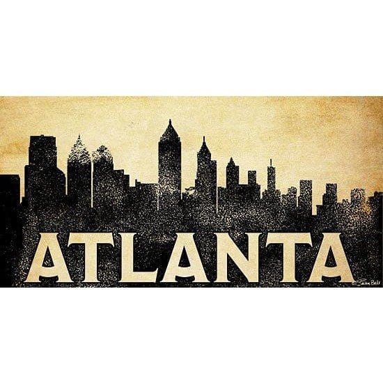 Atlanta Skyline By Susan Ball Art Print - 9 X 18-Penny Lane Publishing-The Village Merchant