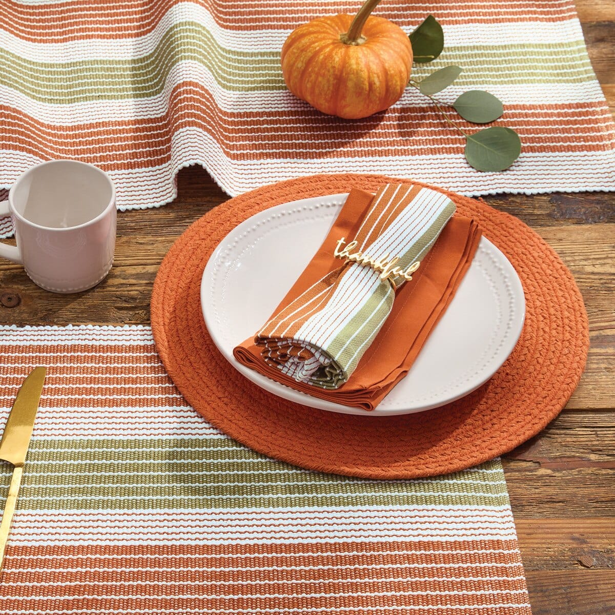 Auburn Stripe Napkin Set of 2
