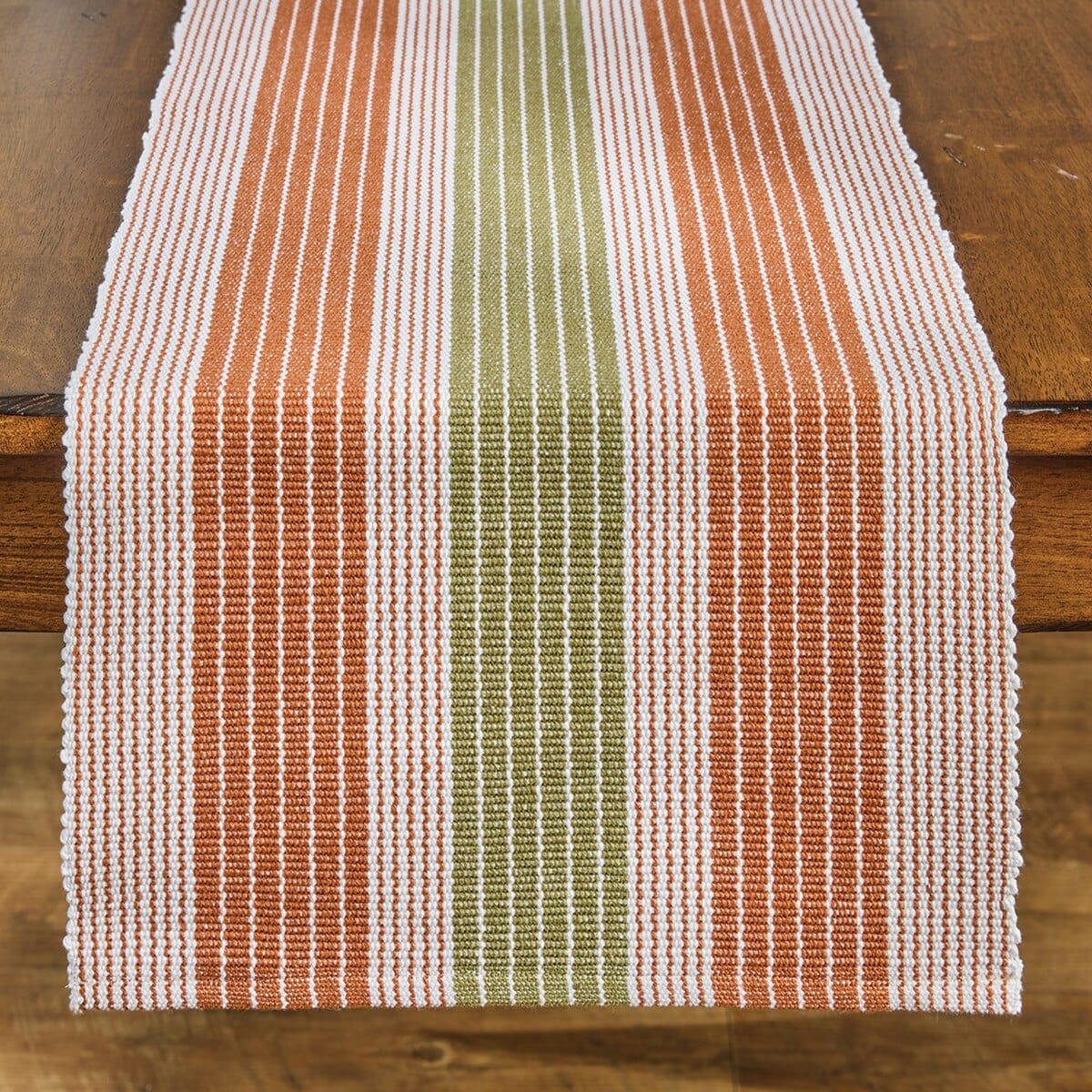 Auburn Stripe Table Runner 72" Long