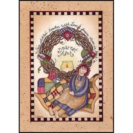 Aunt&#39;s Wreath By Linda Spivey Art Print - 5 X 7-Penny Lane Publishing-The Village Merchant