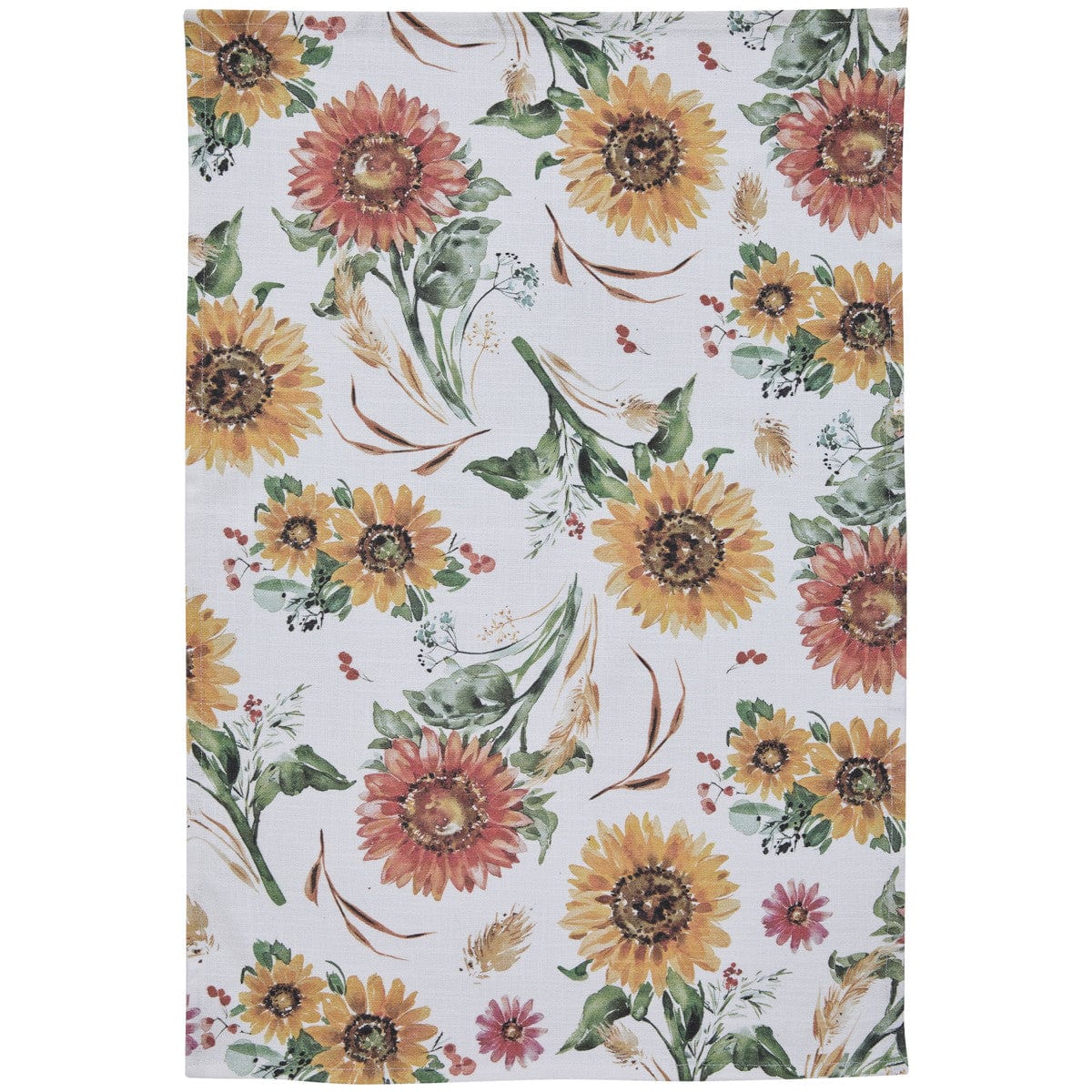 Autumn Beauty Sunflower Decorative Towel