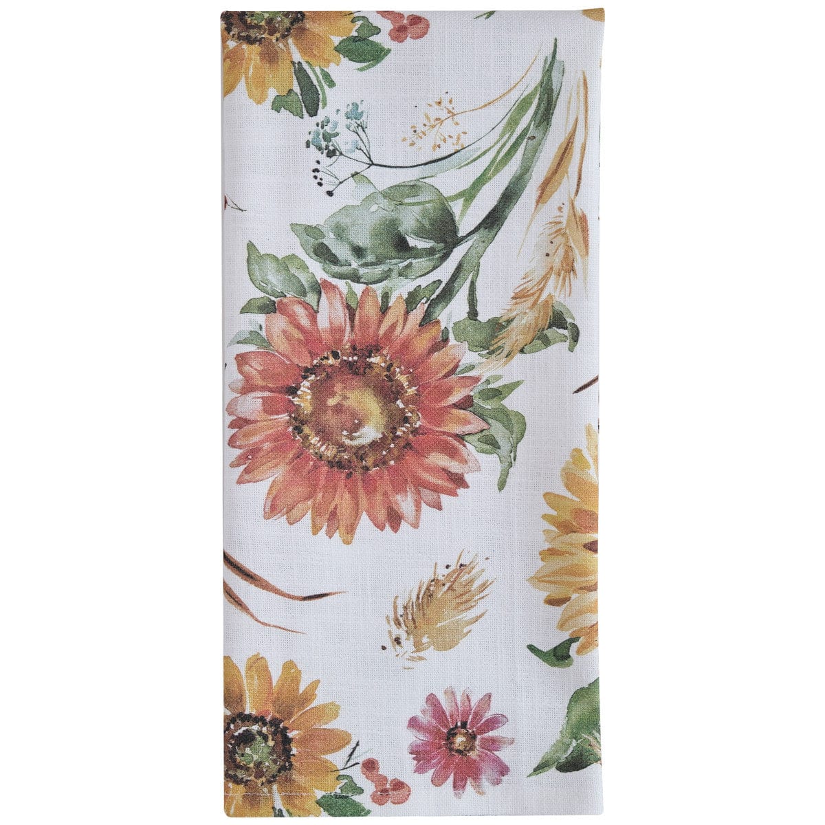 Autumn Beauty Sunflower Decorative Towel