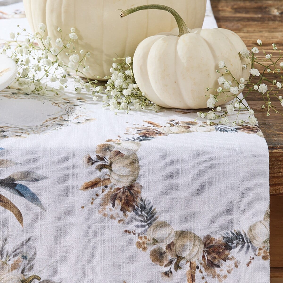 Autumn Harvest Table Runner 54'' Long