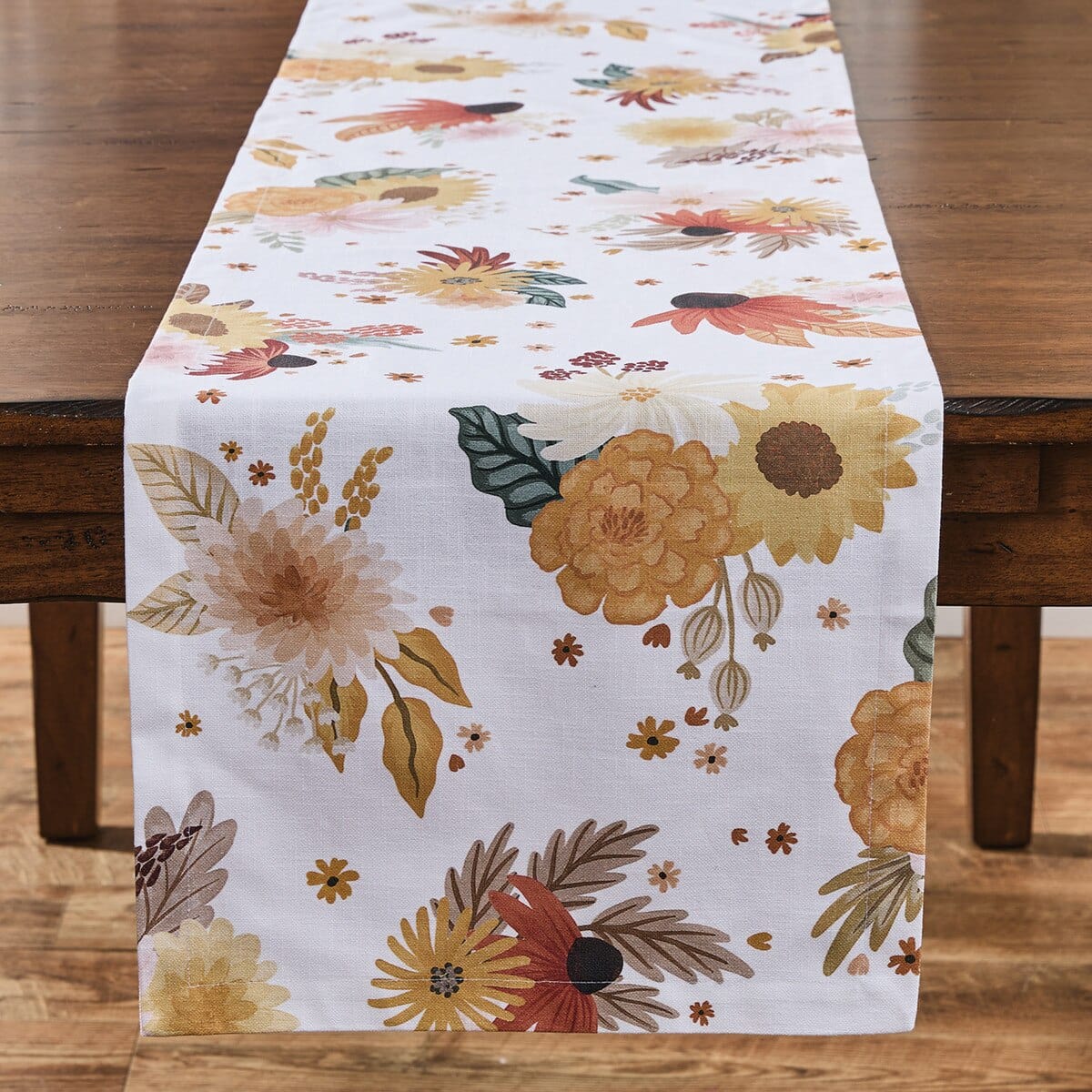 Autumn Meadow Printed Table Runner 72" Long