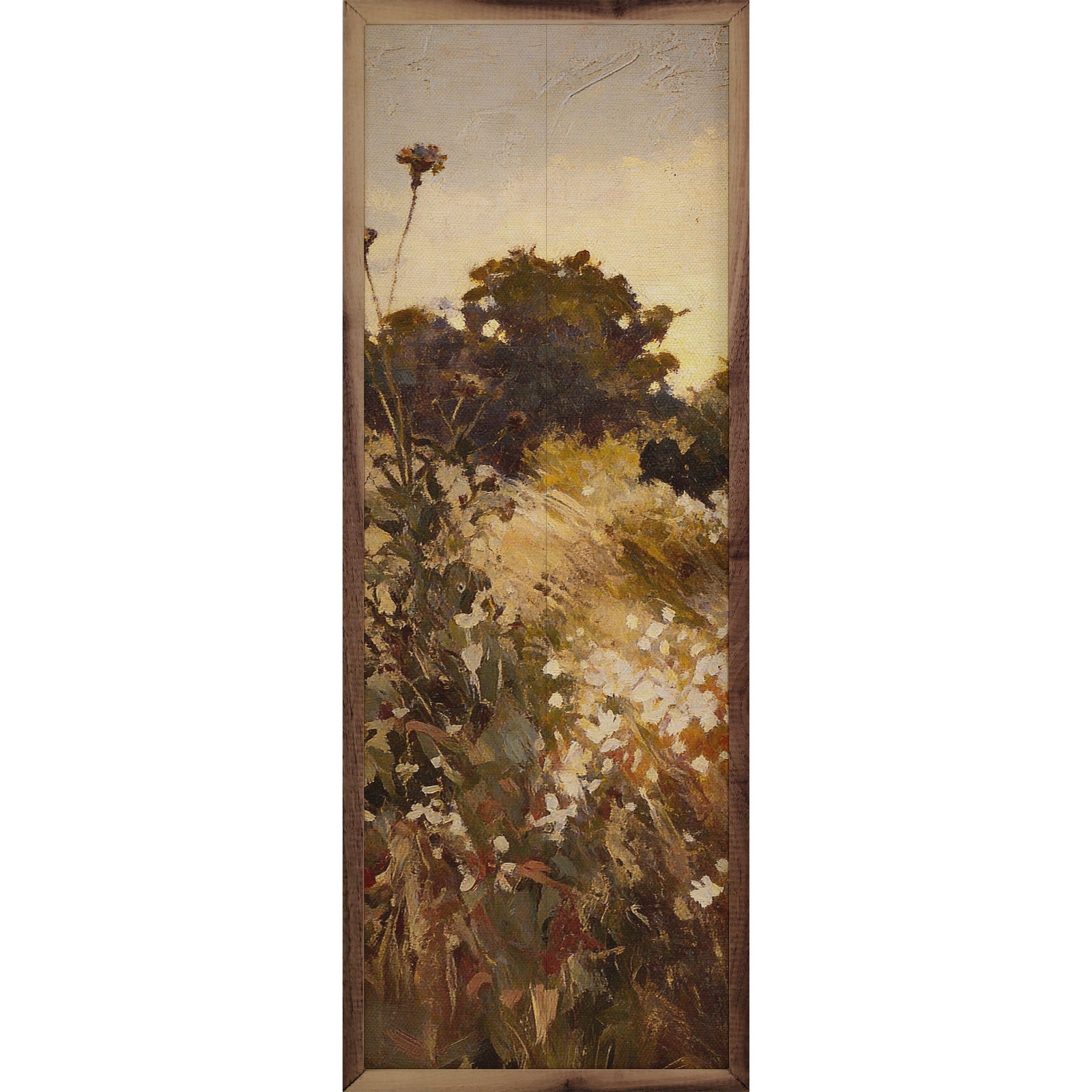 Kendrick Home Walnut Frames 4x12 Autumn Prairie Drift