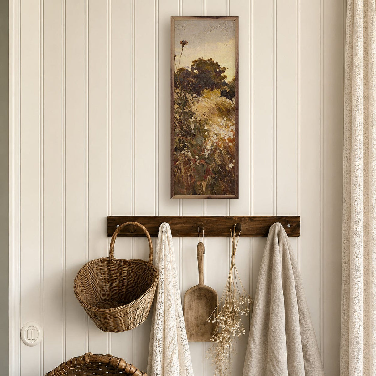 Kendrick Home Walnut Frames Autumn Prairie Drift
