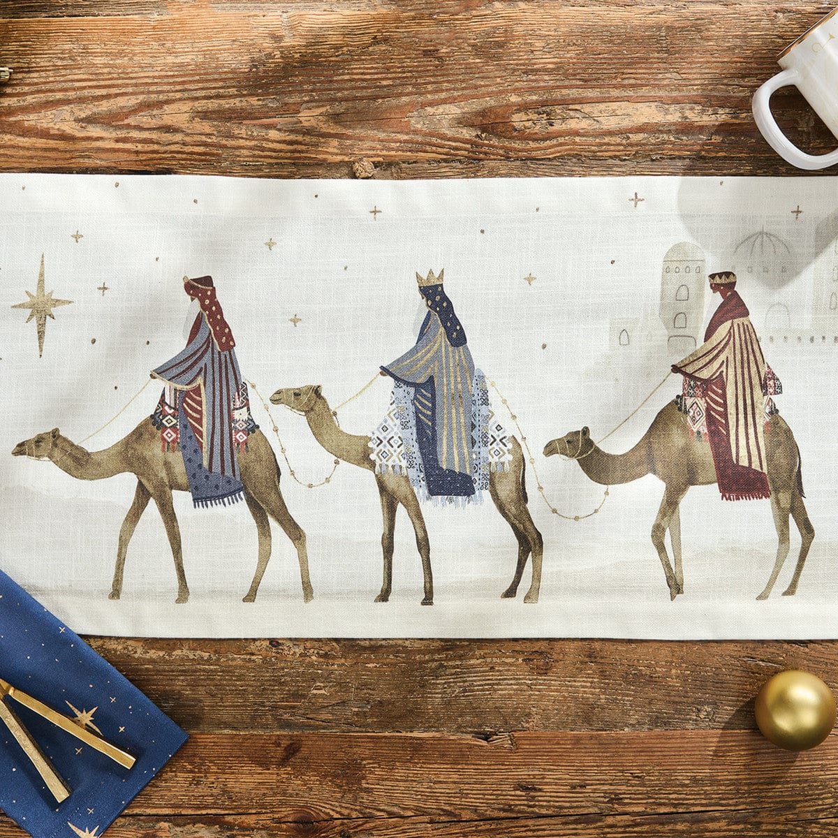 Away In A Manger Table Runner 36&quot; Long