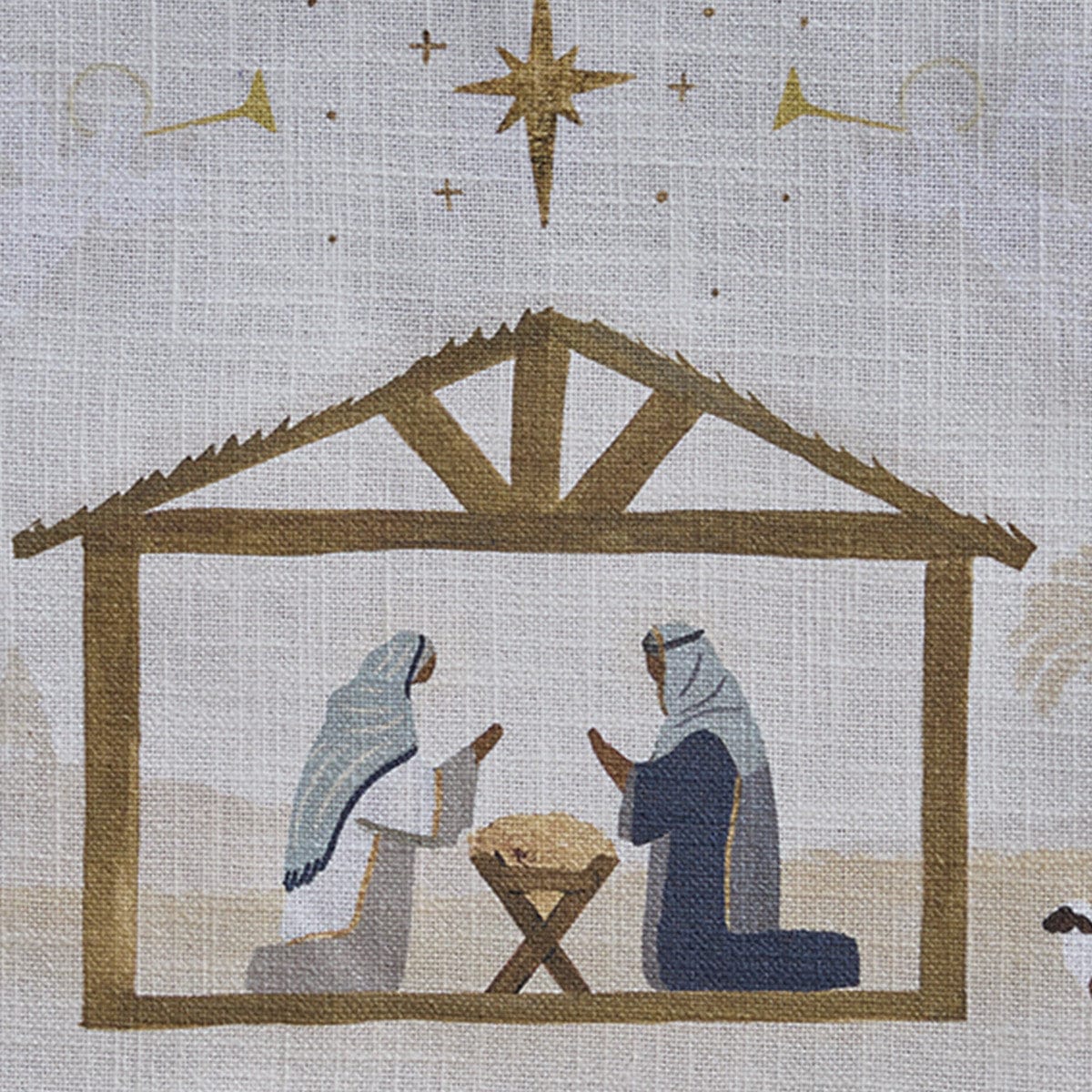 Away In A Manger Table Runner 54&quot; Long