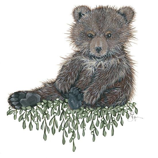 Penny Lane Publishing Baby Bear By Hollihocks Art Art Print - 12 X 12