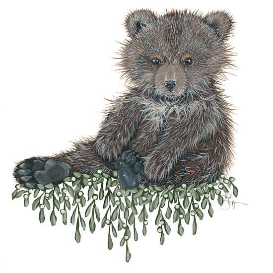 Baby Bear By Hollihocks Art Art Print - 12 X 12-Penny Lane Publishing-The Village Merchant