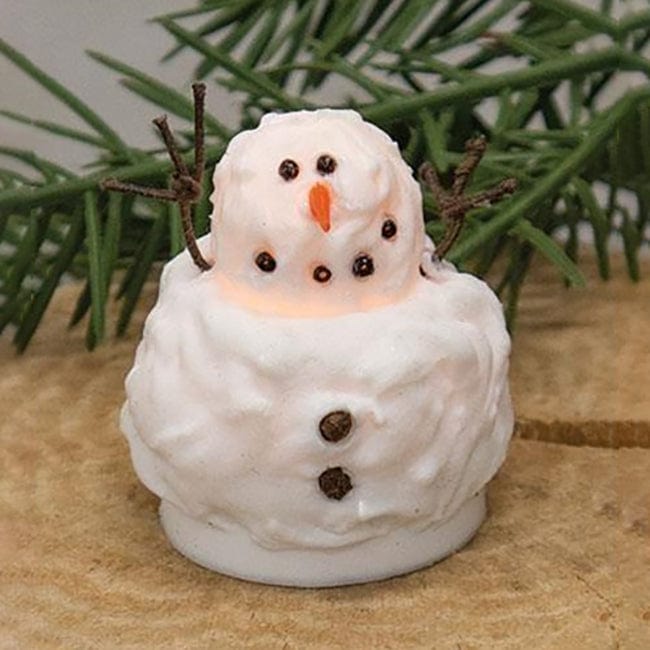 Baby Snowman Silicone Tealight Cover