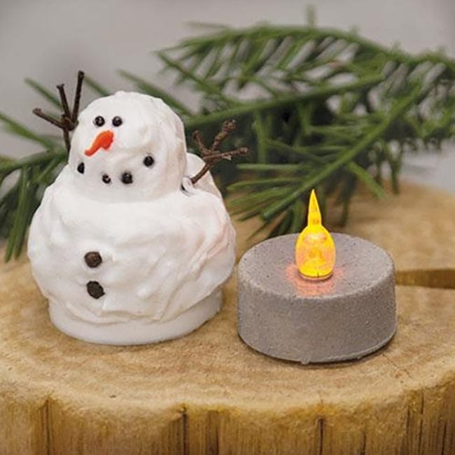 Baby Snowman Silicone Tealight Cover