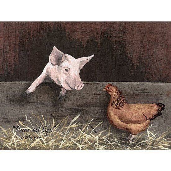 Bacon &amp; Eggs By Billy Jacobs Art Print - 12 X 16-Penny Lane Publishing-The Village Merchant