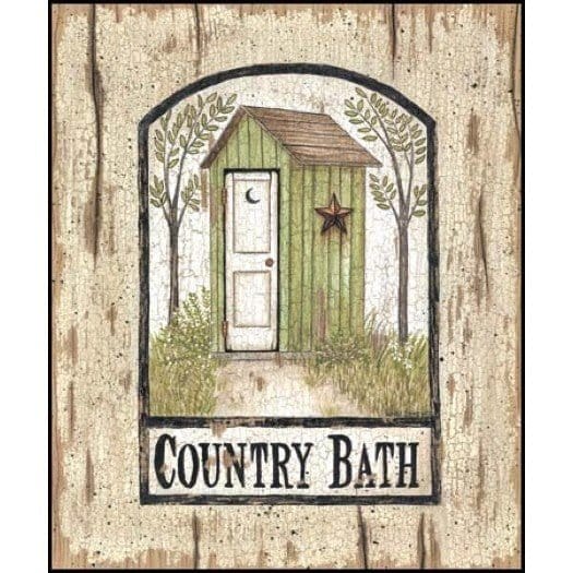 Barn Star Outhouse By Linda Spivey Art Print - 8 X 10-Penny Lane Publishing-The Village Merchant