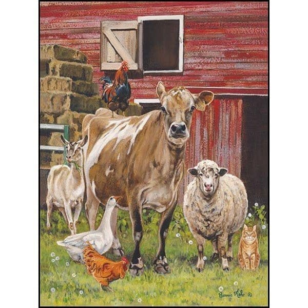 Barnyardigans By Bonnie Mohr Art Print - 12 X 16-Penny Lane Publishing-The Village Merchant