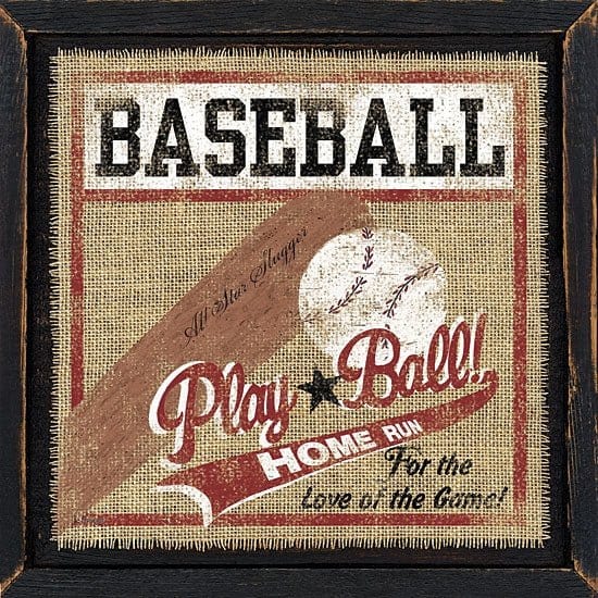 Baseball By Linda Spivey Art Print - 12 X 12-Penny Lane Publishing-The Village Merchant