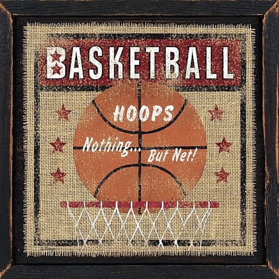 Basketball By Linda Spivey Art Print - 12 X 12-Penny Lane Publishing-The Village Merchant