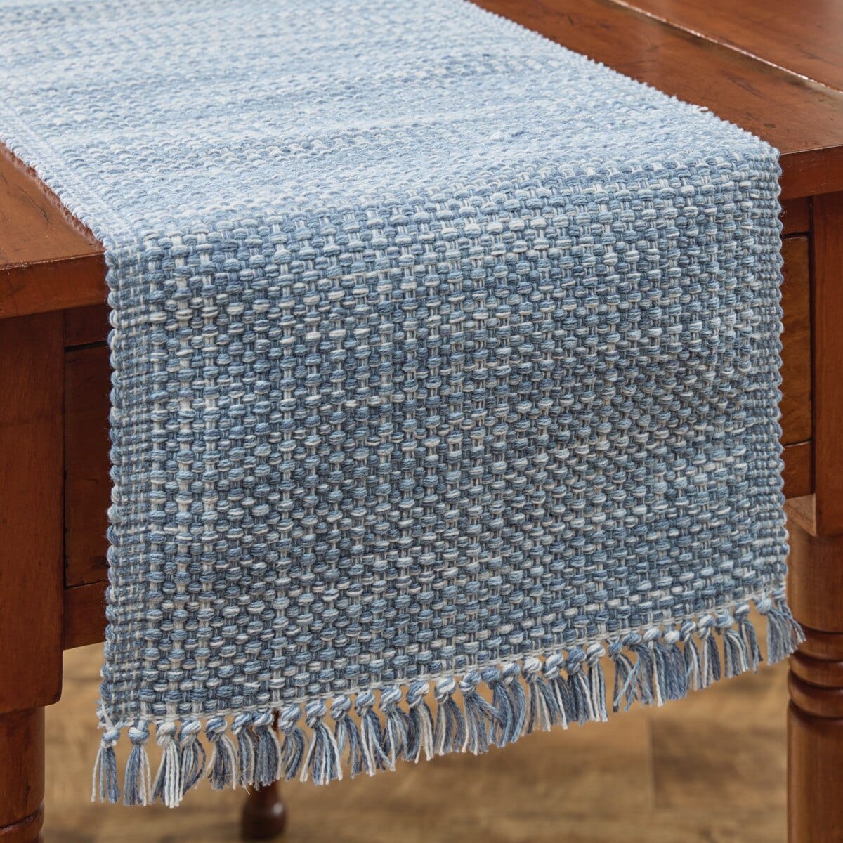 Basketweave Dusk Table Runner 36&quot; Long