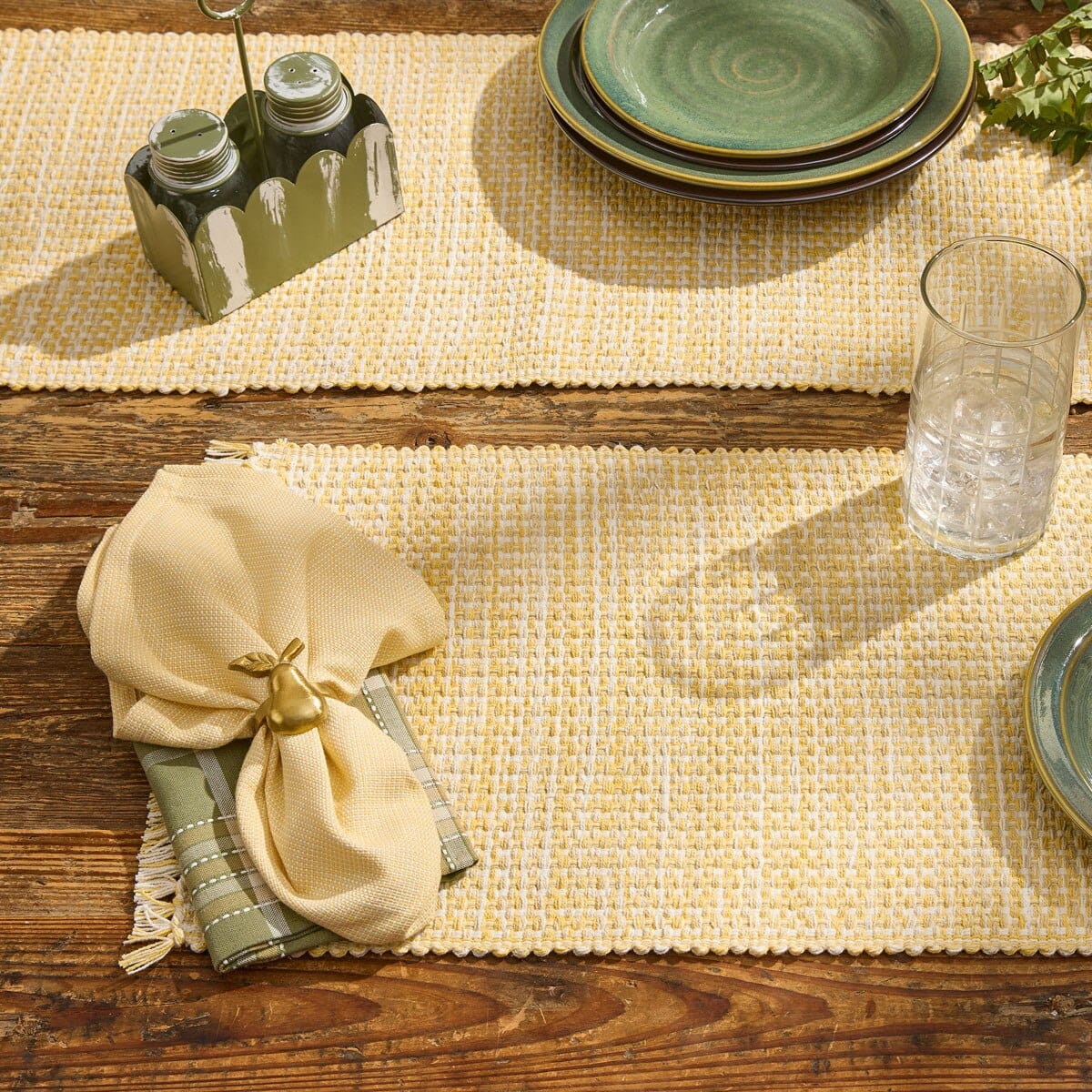 Park Designs Napkin Basketweave Goldenrod Napkin Set of 2