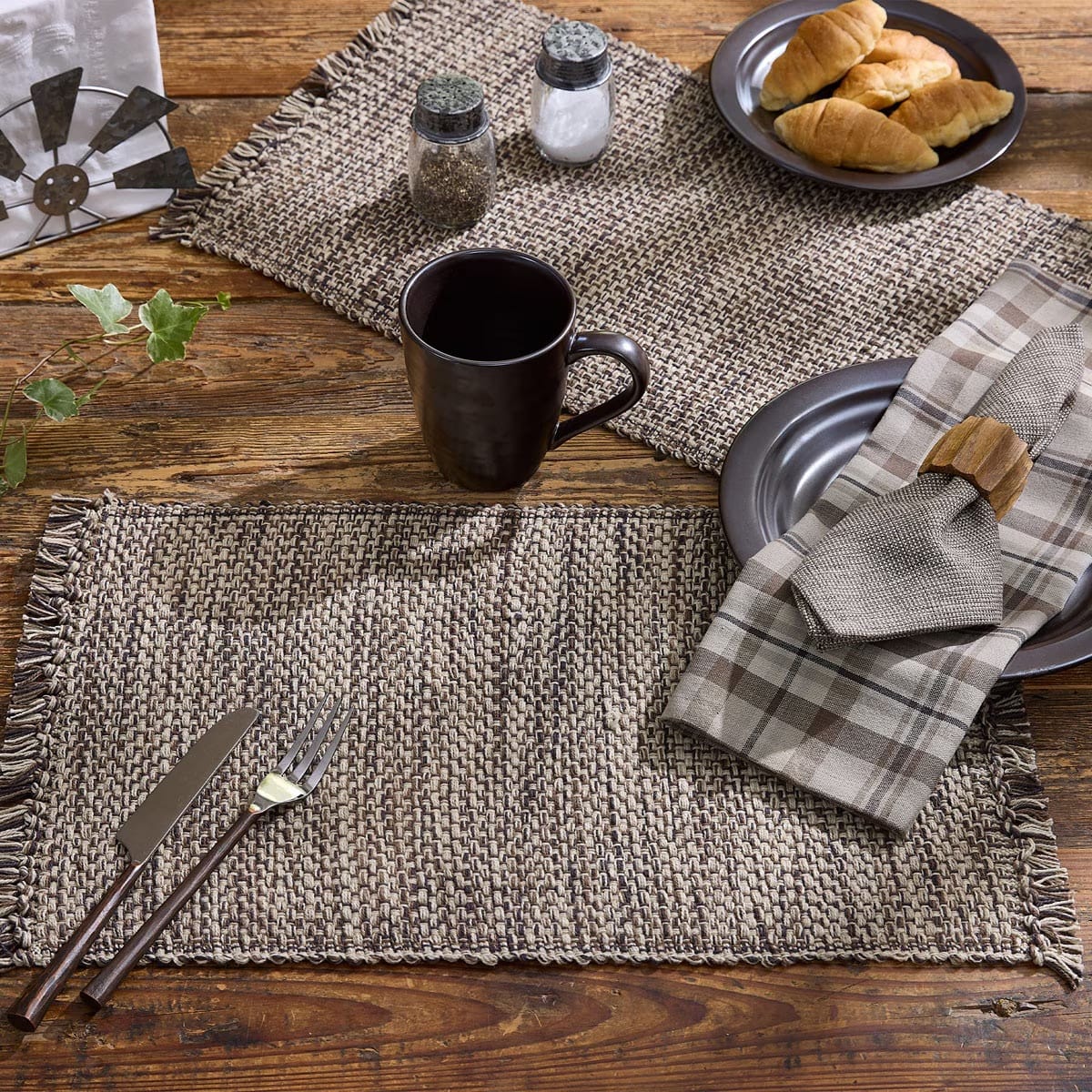 Basketweave Prairie Napkin Set of 2