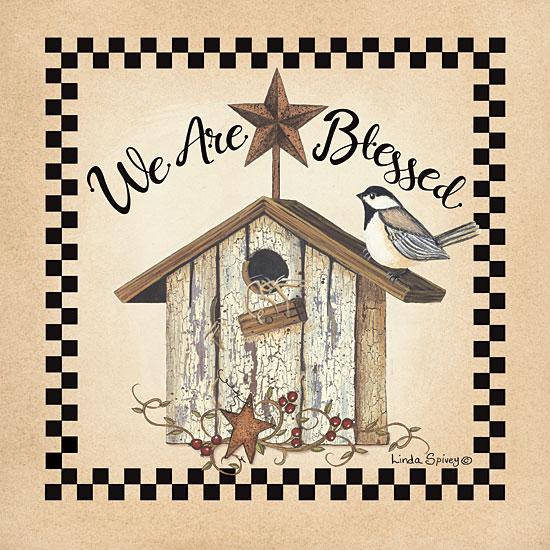 Be Are Blessed Birdhouse By Linda Spivey Art Print - 12 X 12-Penny Lane Publishing-The Village Merchant