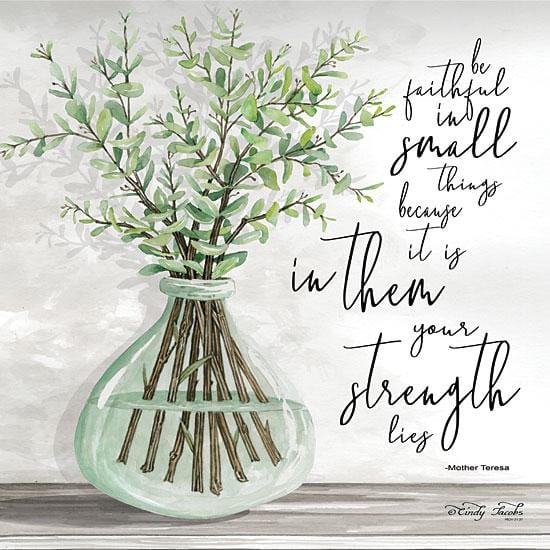 Penny Lane Publishing Be Faithful By Cindy Jacobs Art Print - 12 X 12