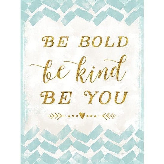 Penny Lane Publishing Be Kind By Mollie B Right Art Print - 12 X 16