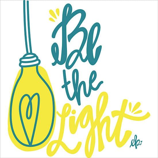 Penny Lane Publishing Be The Light By Erin Barrett Art Print - 12 X 12