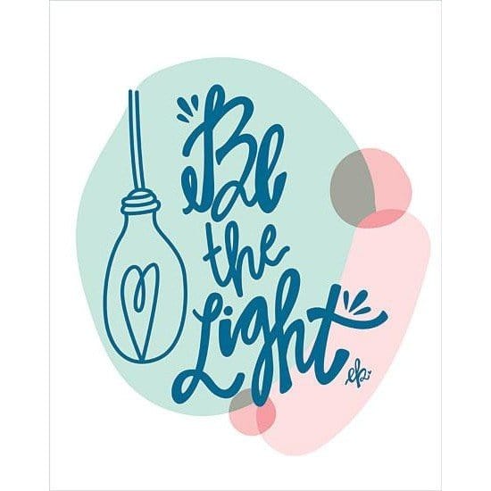 Penny Lane Publishing Be The Light By Erin Barrett Art Print - 12 X 16