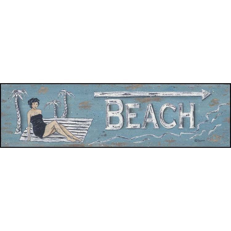 Beach By Donna Atkins Art Print - 6 X 24-Penny Lane Publishing-The Village Merchant