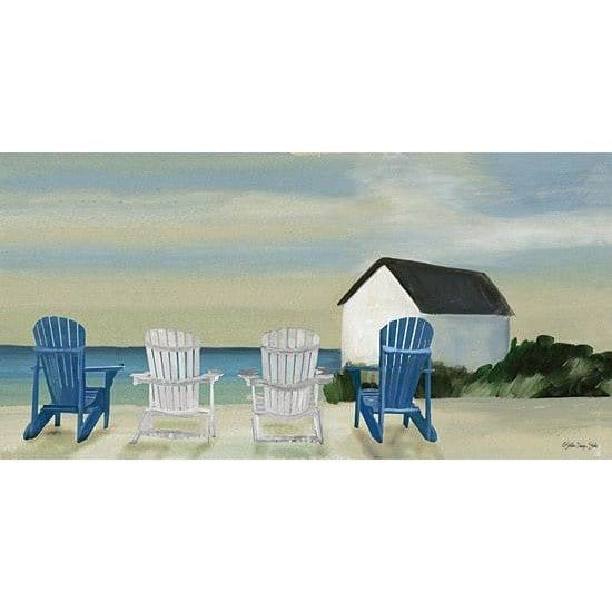 Beach Chair Panorama By Stellar Design Studio Art Print - 9 X 18-Penny Lane Publishing-The Village Merchant