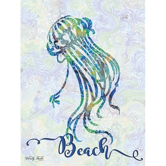 Beach - Jellyfish By Cindy Jacobs Art Print - 12 X 16-Penny Lane Publishing-The Village Merchant