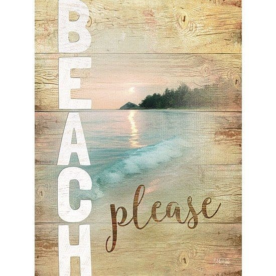 Penny Lane Publishing Beach Please By Marla Rae Art Print - 12 X 16