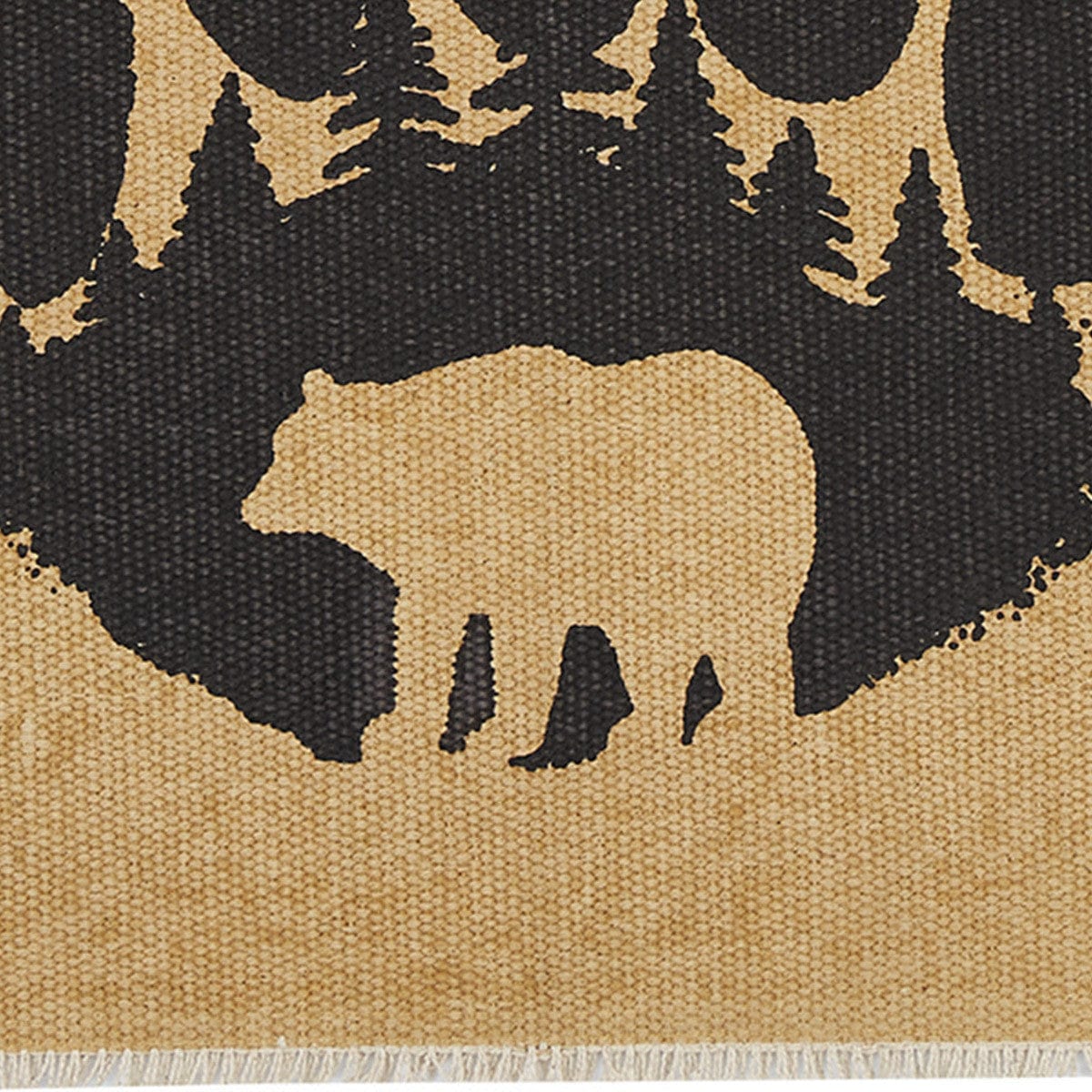 Bear Paw Printed Rug 24&quot; X 36&quot; Rectangle