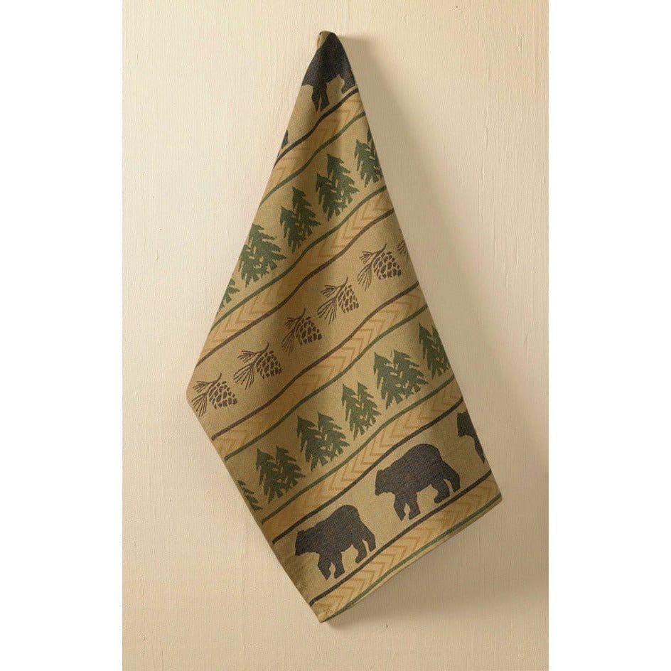 Bear Tracks Jacquard Dishtowel-Park Designs-The Village Merchant