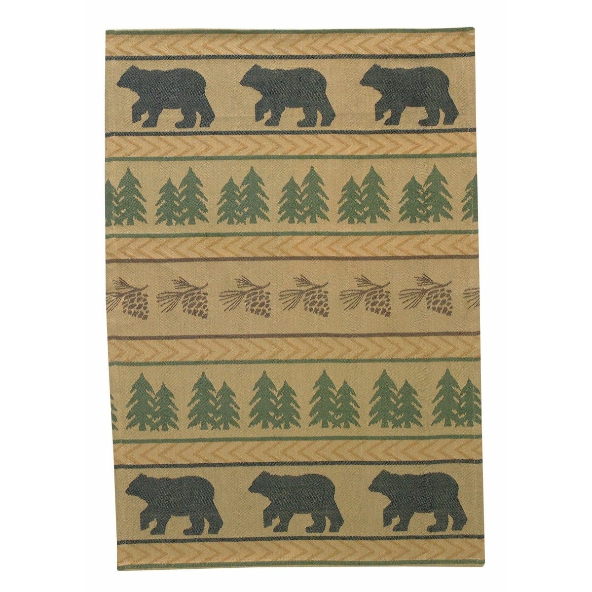 Bear Tracks Jacquard Dishtowel-Park Designs-The Village Merchant