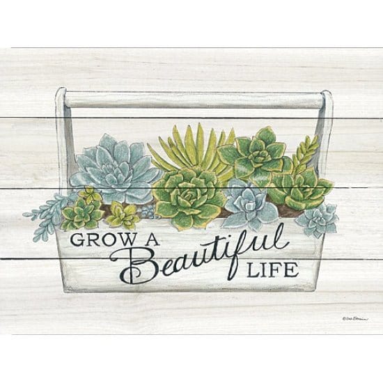 Beautiful Life Succulents By Deb Strain Art Print - 12 X 16-Penny Lane Publishing-The Village Merchant