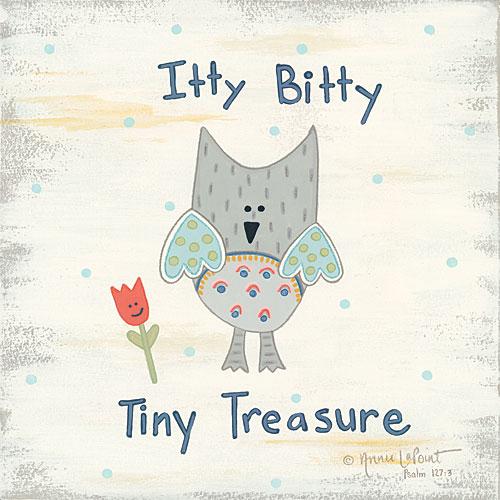 Beetle &amp; Bob Itty Bitty Tiny Treasure By Annie La Point Art Print - 12 X 12-Penny Lane Publishing-The Village Merchant