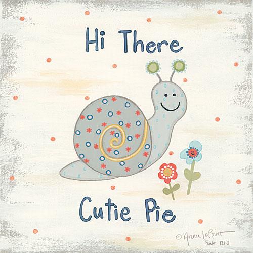 Beetle & Bob Itty Hi There Cutie Pie By Annie La Point Art Print - 12 X 12-Penny Lane Publishing-The Village Merchant
