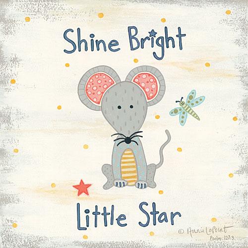 Beetle & Bob Shine Bright Little Star By Annie La Point Art Print - 12 X 12-Penny Lane Publishing-The Village Merchant