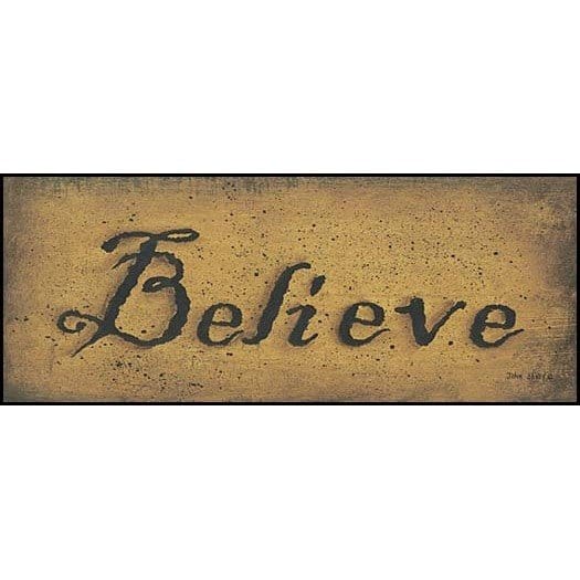 Believe By John Sliney Art Print - 4 X 10-Penny Lane Publishing-The Village Merchant