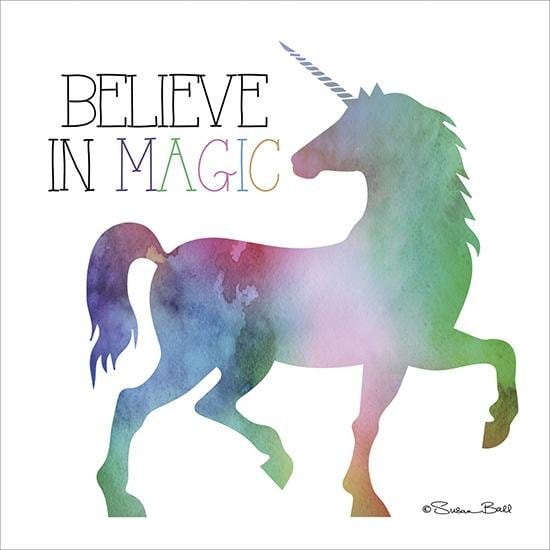 Believe In Magic Unicorn By Susan Ball Art Print - 12 X 12-Penny Lane Publishing-The Village Merchant