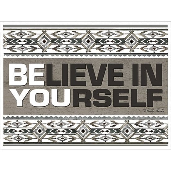 Penny Lane Publishing Believe In Yourself By Cindy Jacobs Art Print - 12 X 16