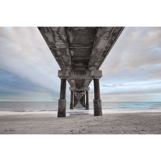 Penny Lane Publishing Beneath The Outer Banks Pier By Lori Deiter Art Print - 12 X 18