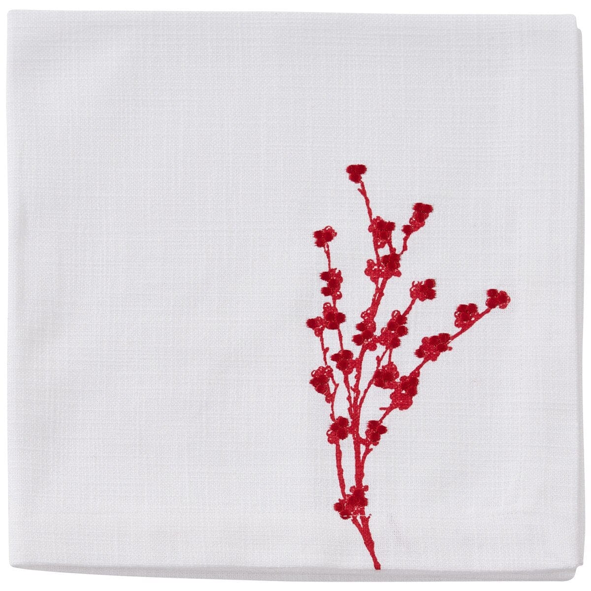 Berry Elegance Embroidered Patricia Heaton Home Napkin Set of 2