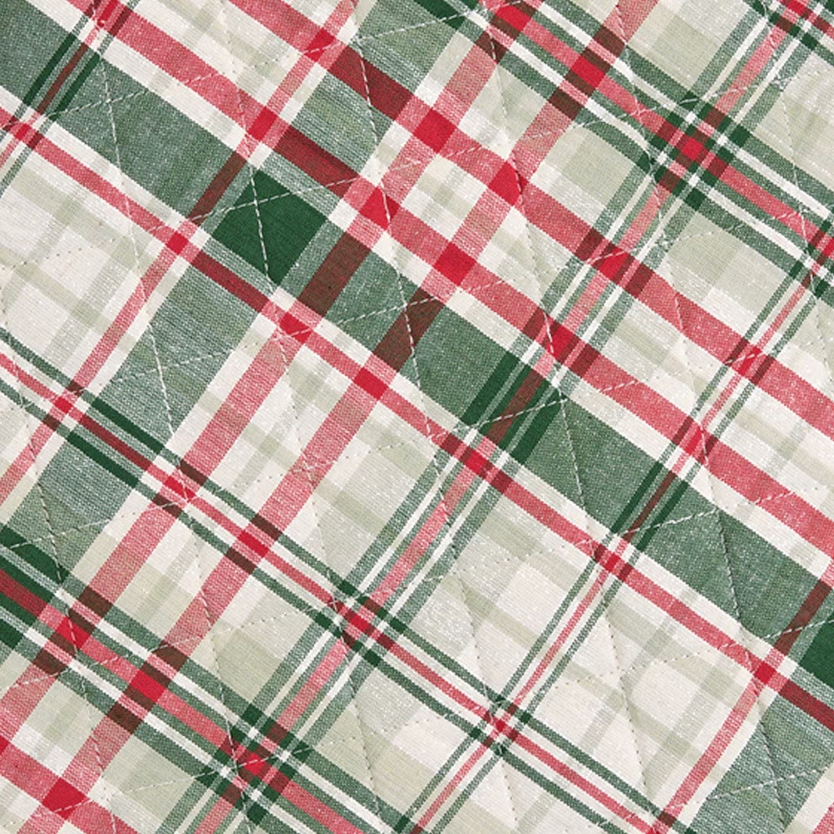 Berry Frost Quilted Placemat Round Set of 2