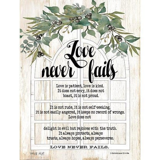 Berry Swag Love Never Fails By Cindy Jacobs Art Print - 12 X 16-Penny Lane Publishing-The Village Merchant