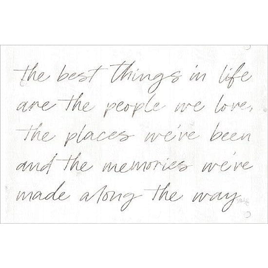 Best Things In Life By Marla Rae Art Print - 12 X 18-Penny Lane Publishing-The Village Merchant