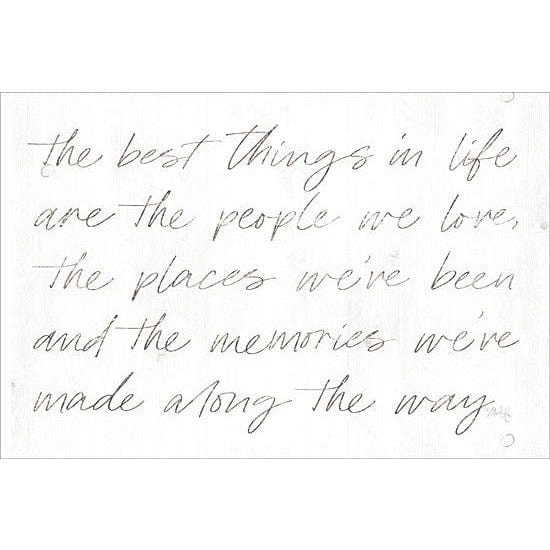 Best Things In Life By Marla Rae Art Print - 12 X 18-Penny Lane Publishing-The Village Merchant