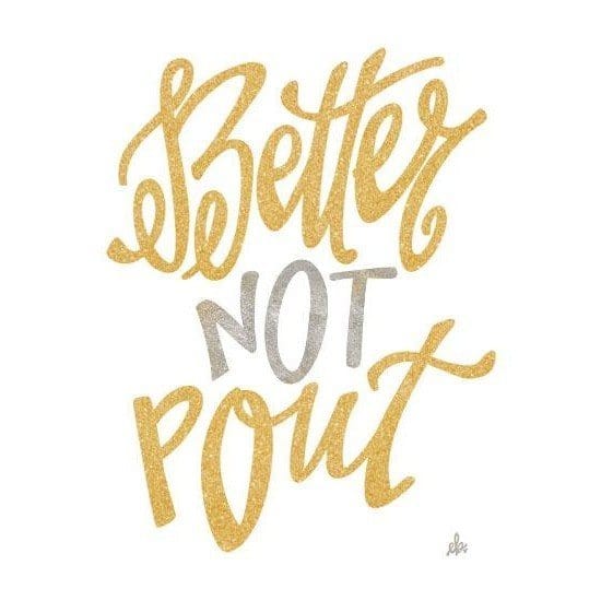 Better Not Pout By Erin Barrett Art Print - 12 X 12-Penny Lane Publishing-The Village Merchant